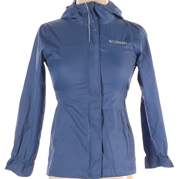 Columbia Other - Columbia Waterproof Reflective Hooded Raincoat